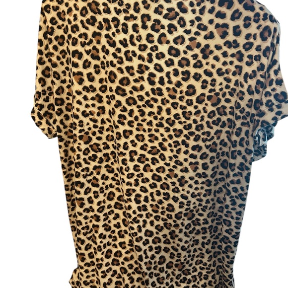 Leopard Print Women's Top. XL - Picture 3 of 4